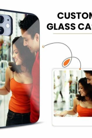 Personalized Glass Back Case - HappyDeals4u.in