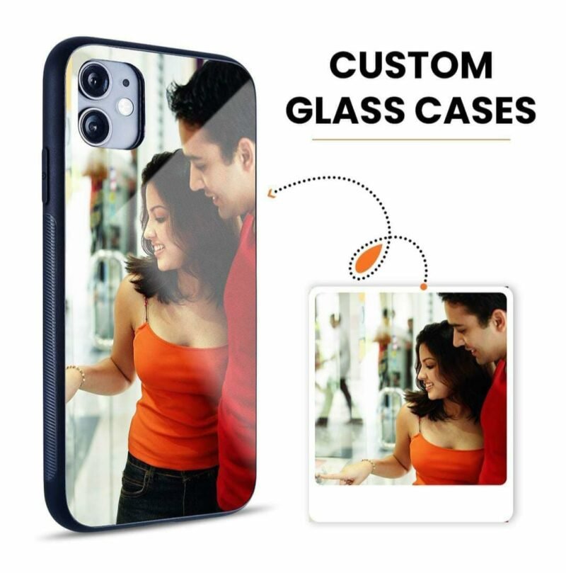 Personalized Glass Back Case - HappyDeals4u.in