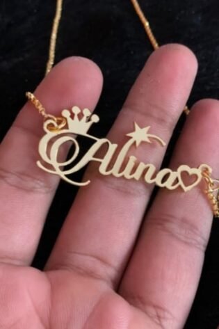 Customized Name Pendent Necklace | HappyDeals4U