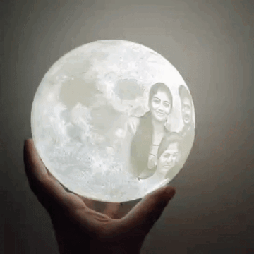 personalized moon lamp