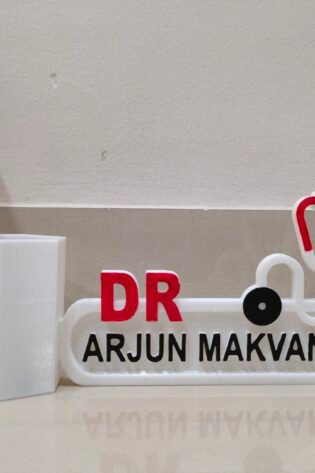 Doctor Table Top - Dr name plate