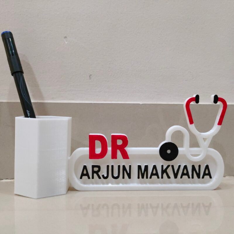 Doctor Table Top - Dr name plate