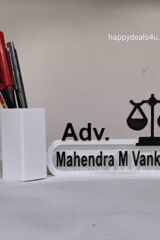 Advocate Table Top - Adv desk name plate