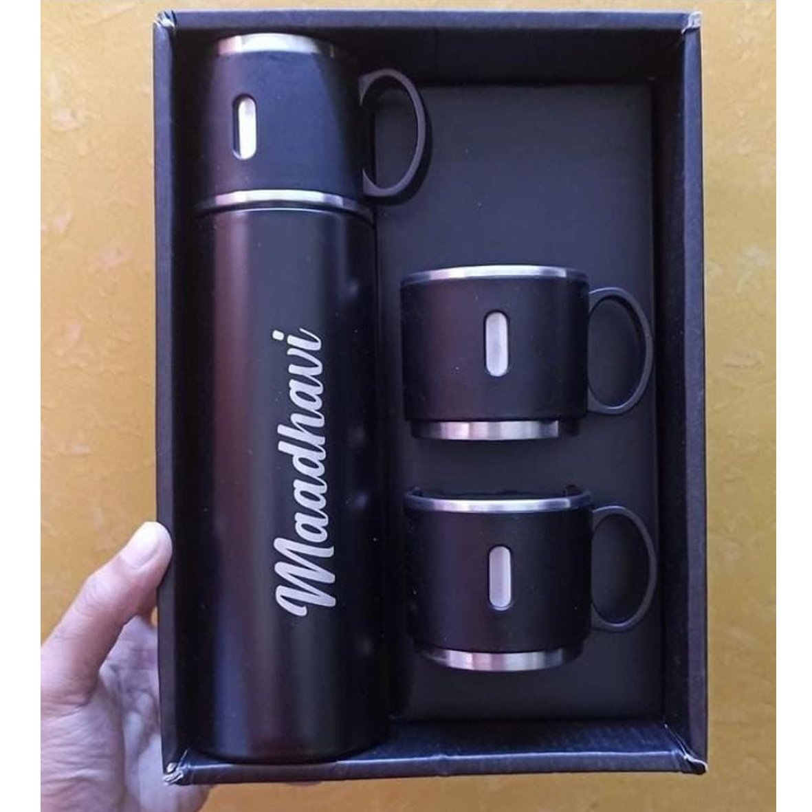 Vacuum Flask Set - Personalized Flask - Corporate Gift - Diwali Gift