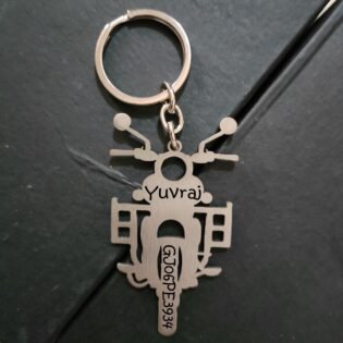 bullet bike keychain