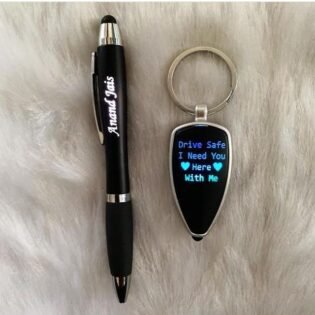 personalized led pen keychain