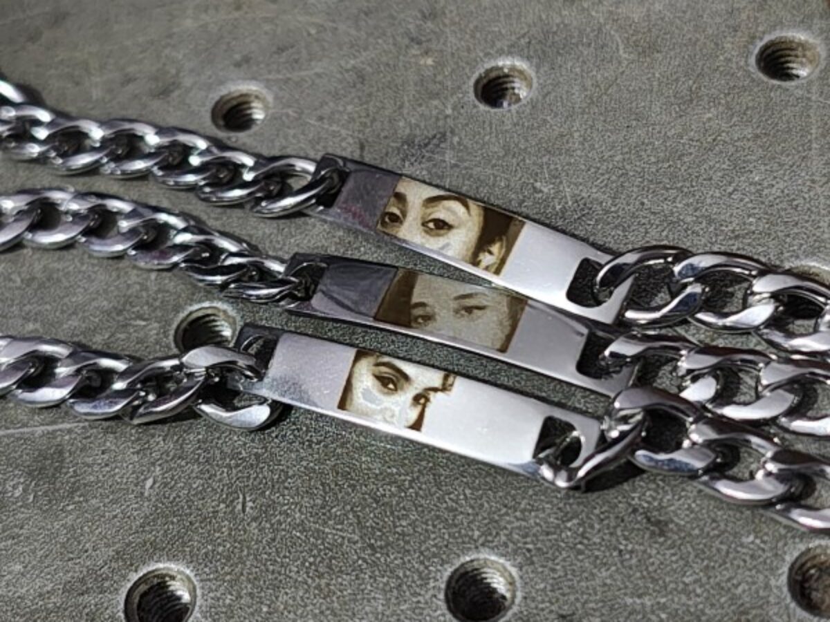 Personalized Eye Bracelet Men's Bracelet With Eye Photo