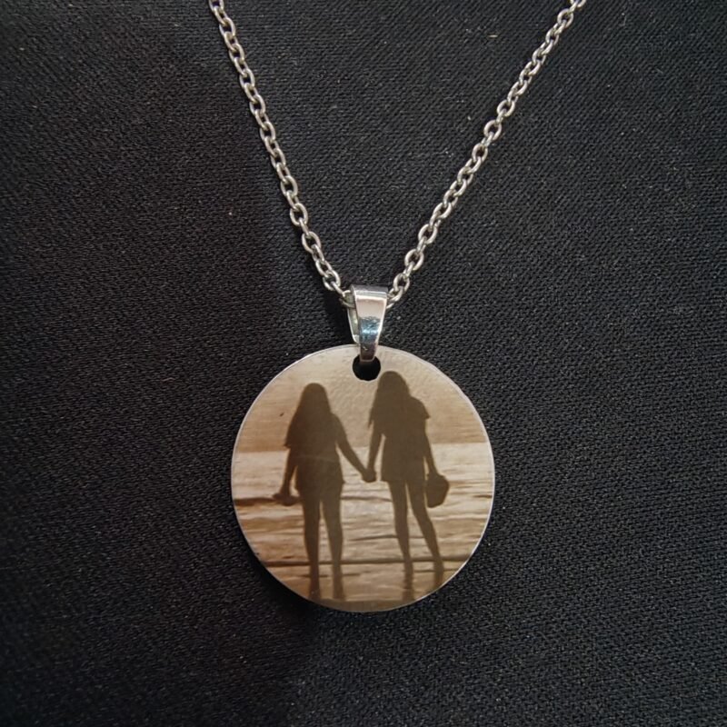 Personalized Round Photo Necklace