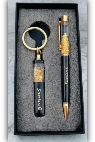 golden pen keychain